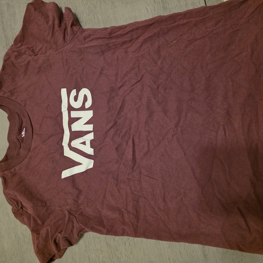 Vans Men's Maroon T-Shirt